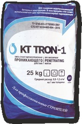 Проникающая гидроизоляция КТ Трон 1 для фундаментов,  подвалов,  паркинг