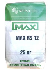 MAX-RS-T40  штукатурная тиксотропная ремонтная смесь,  ремонт трещин