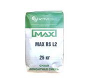 MAX-RS-L80  смесь ремонтная литьевая безусадочная быстротве